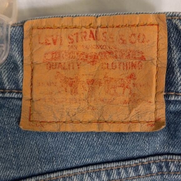 Levis 515 Jeans 16S Womens 38 x 31 Nouveau Boot Cut Stretch Blue Vintage 2004 - Picture 12 of 15